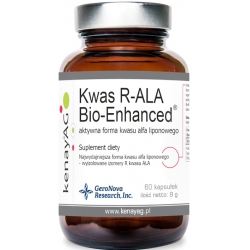 KWAS R-ALA Bio-Enhanced®  AKTYWNA FORMA 150 MG  60 KAPSUŁEK