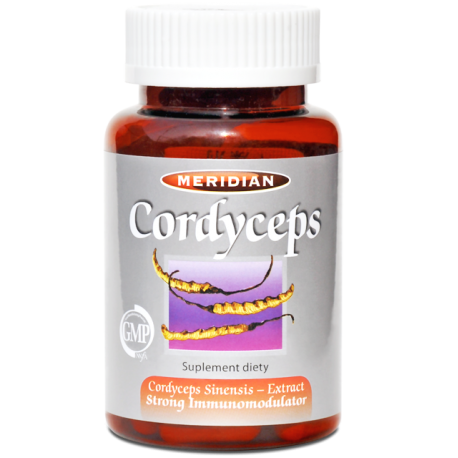 CORDYCEPS EXTRAKT 10:1 MERIDIAN®  500 mg 60 Kapsułek