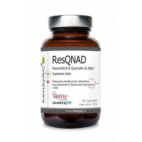 RESQNAD - RESVERATROL + KWERCETYNA NAD+ 60 Kapsułek