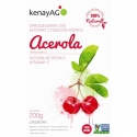 ACEROLA 25% -  EKSTRAKT Z ACEROLI  KENAY (PROSZEK) - 200 GRAM