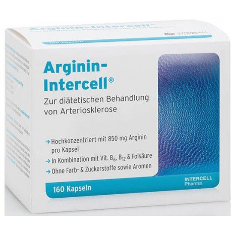 ARGININ-INTERCELL®  PHARMA L-ARGININA 850 MG 160 Kapsułek