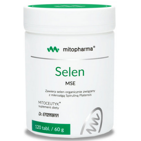 Selen MSE ze Spiruliny dr Enzmann Mitopharma  120 tabletek