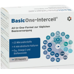 BasicOne-Intercell® WITAMINY PROBIOTYKI MINERAŁY 120 KAPSUŁEK