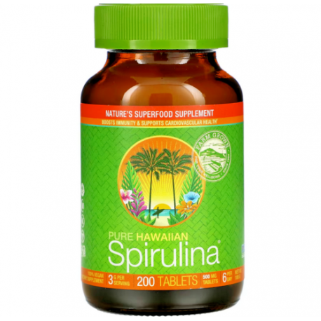SPIRULINA HAWAJSKA PACIFICA  Hawaiian Spirulina® 500 mg 200 Tabletek