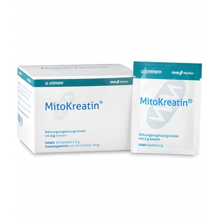 Dr. Enzmann MitoKreatin - Monohydrat Kreatyny - Czysta Kreatyna 3 Gramy