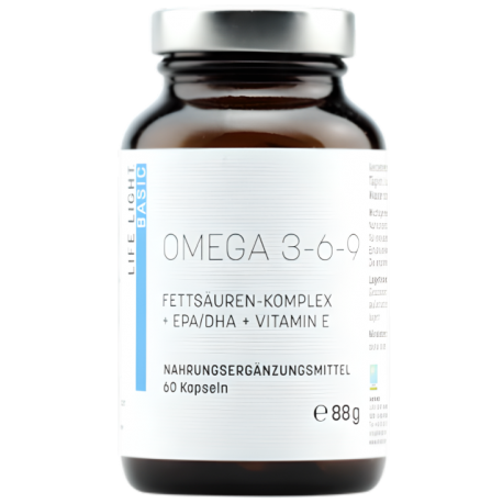 OMEGA 3-6-9 + WITAMINA E 800/480/320 MG Life Light®  60 KAPSUŁEK