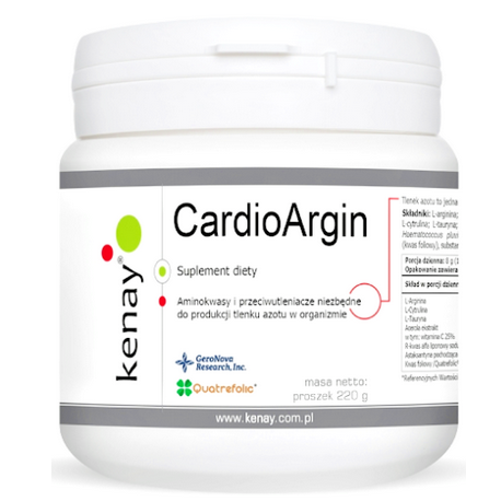 CARDIOARGIN PROSZEK (L-ARGININA L-TAURYNA) KENAY  220 GRAM