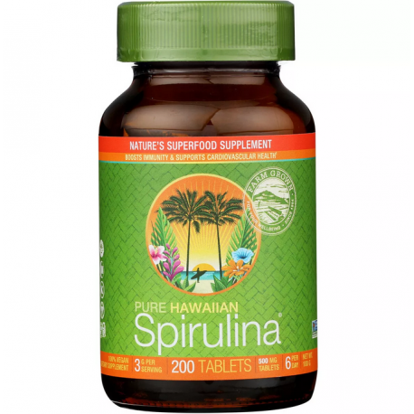 SPIRULINA HAWAJSKA PACIFICA  Hawaiian Spirulina® 500 mg 200 tabletek