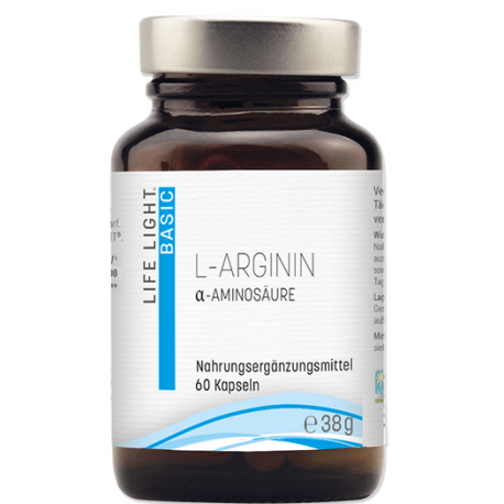 L-Arginina 500 mg + Witamina B6 (300%) - Life Light®  60 Kapsułek - Suplement diety