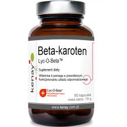 Beta - karoten Prowitamina A Lyc-O-Beta™ (60 kapsułek) - suplement diety