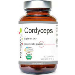 CORDYCEPS SINENSIS ORGANICZNY KENAY 525 MG 60 KAPSUŁEK