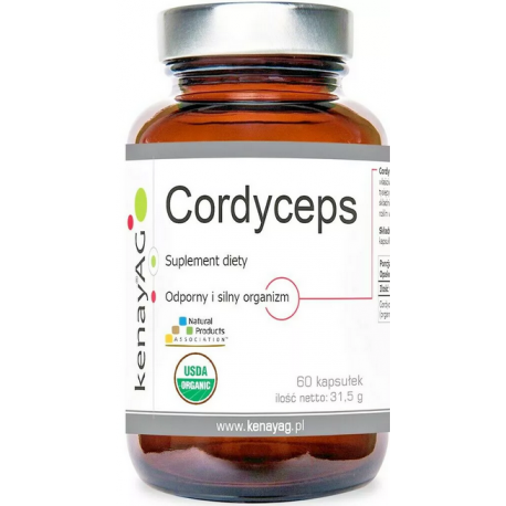 CORDYCEPS BIO ECO SINENSIS ORGANICZNY KENAY 525 MG 60 KAPSUŁEK