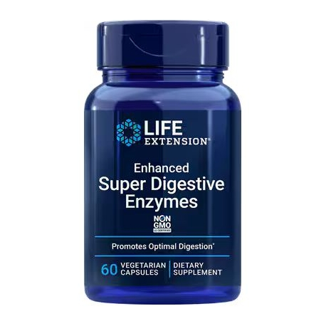 ENZYMY TRAWIENNE -  ENHANCED SUPER DIGESTIVE ENZYMES LIFE EXTENSION 60 KAPSUŁEK