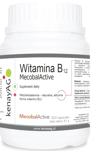 WITAMINA B12 METYLOKOBALAMINA MECOBALACTIVE 300 KAPSUŁEK